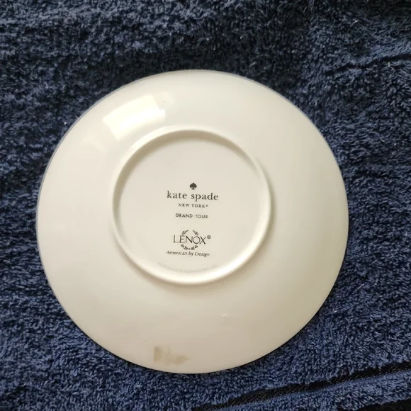 KATE SPADE white Lenox Grand Tour Decorative Plate - Picture 7 of 7